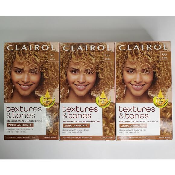 3 Pack Clairol Textures & Tones Permanent Hair Color Dye 6G Fade Resistant - Picture 8 of 8